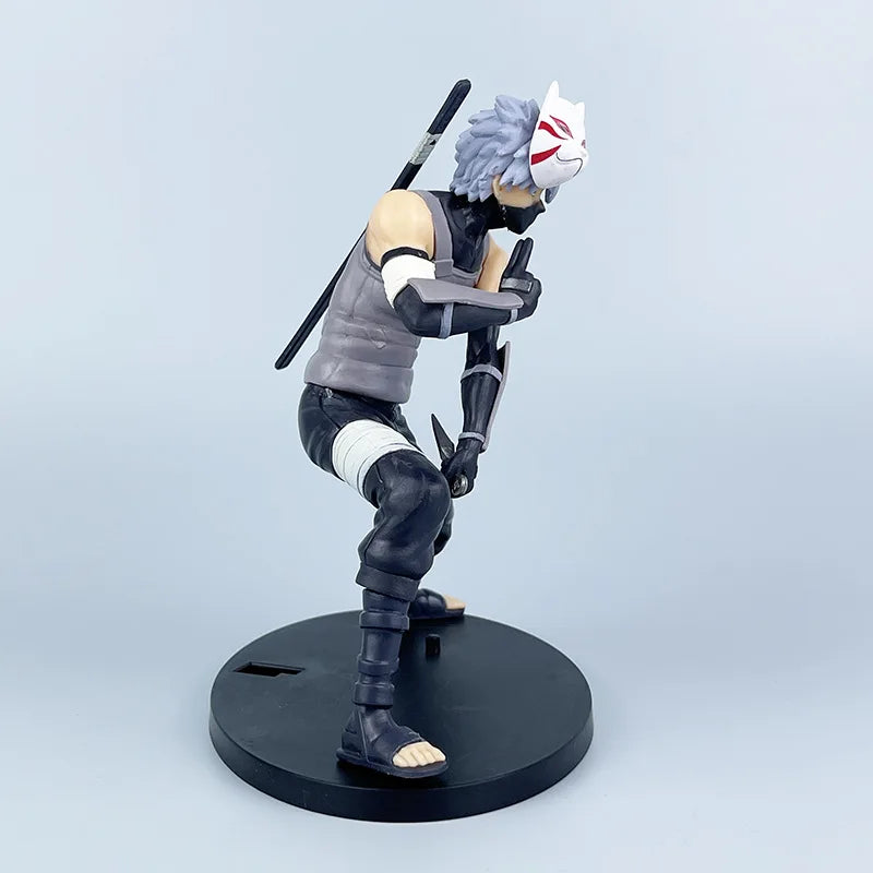 New Naruto Anime Figure 18cm Hatake Kakashi PVC Action Figure Model Doll car Ornaments Collections Toy Gifts