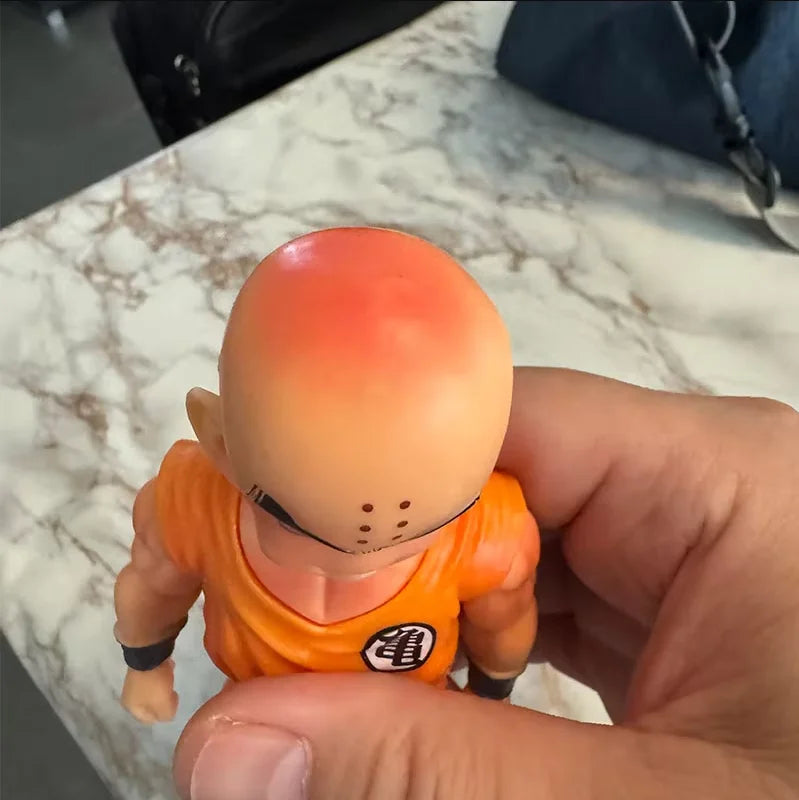 Hot 18cm Dragon Ball Z Anime Figures Super Krillin PVC Action Figures Model Desktop Decoration Collection Toys For Kids Gifts