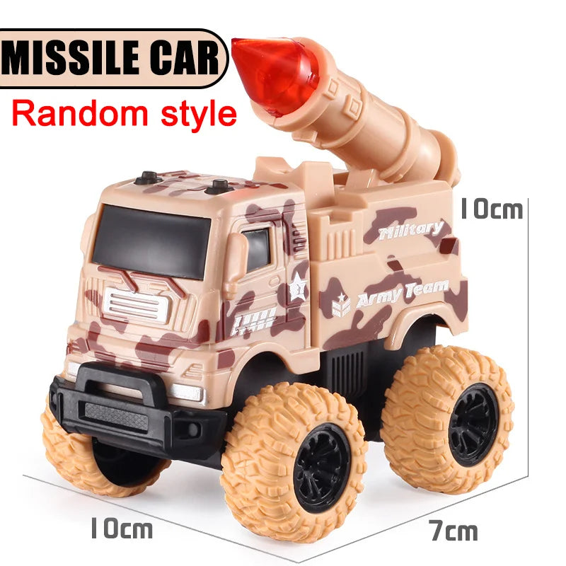 Pull Back Toy Car Inertial Rotation Car Four-wheel Drive Off-road Vehicle SUV Racing Power Car Children's Toy CarGift