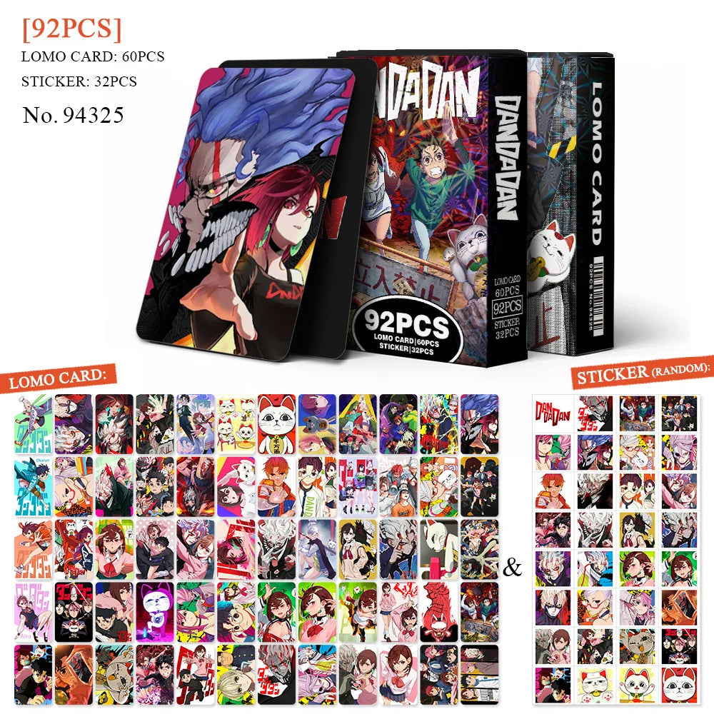 Anime Attack on Titan Lomo Card Postcard Toy Haikyuu Apothecary Diaries Honkai Star Rail Collection Cards With Stickers Gift