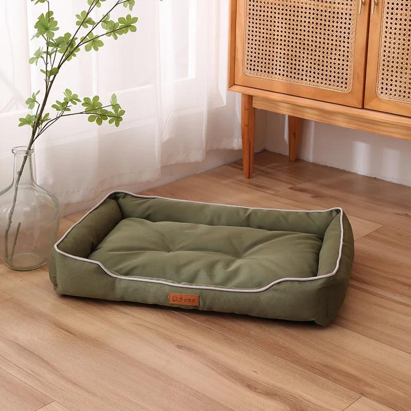 Waterproof Large Dog Bed Mat Soft Thickened Small Dog Sofa Cushion Filling Cat Bed Bite-resistant Dog Kennel Accessories