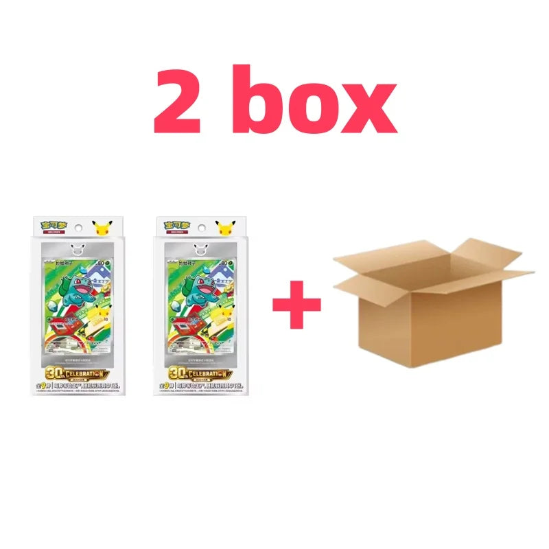 In Stock Pokemon 30th Anniversary Set Vol.1 SV16.0 Original Celebration Collectible PTCG Card First Partner SIR Cards Toy Gift
