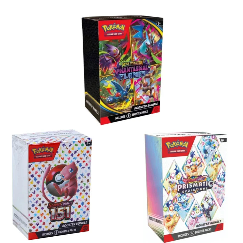 Pokemon Card v10 Booster bundle M2 Booster bundle Prismatic Evolutions Scarlet Violet 151 English Booster Transaction Cards Gift