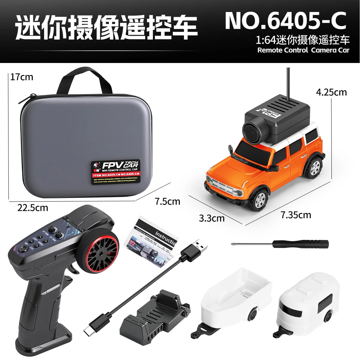 WLtoys 6405 6406-C Remote Control Camera Car With FPV View 720P Video APP Control VR Function 2.4G WiFi RC Drift Car 1:64 Scale