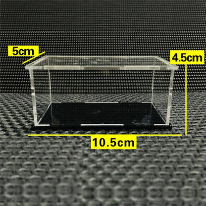 1/64 Model Cars Acrylic Display Case fit for Mini Size MiniGT Tomica Hotwheels Required Assembly Proof Box Cabinet Toy Vehicles