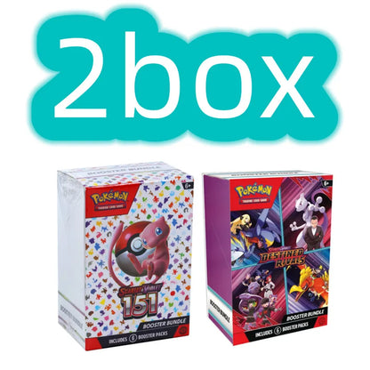 Pokemon Card v10 Booster bundle Destined Rivals Prismatic Evolutions Scarlet Violet 151 English Booster Transaction Card Gifts