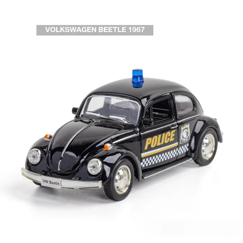 1/36 Alloy Diecast Car Models Toys Dodge Challe 2 Doors Opened With Pull Back Function Metal Sports Cars Model For Children Toys