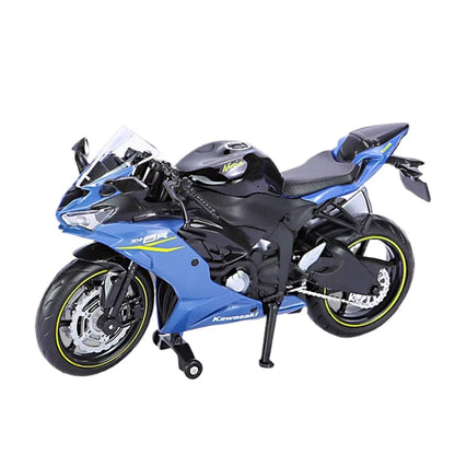 1:12 Ninja ZX-6R Alloy Motorcycle Diecast Model Super Sport Car Simulation Design Toy Pull Back Kid Gifts Collect  Fast Furious