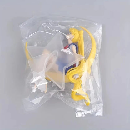 15CM Anime Sailor Moon PVC Doll Girl Toy Cake Decoration Action Figures Model Car Ornament Children Birthday Gift Doll