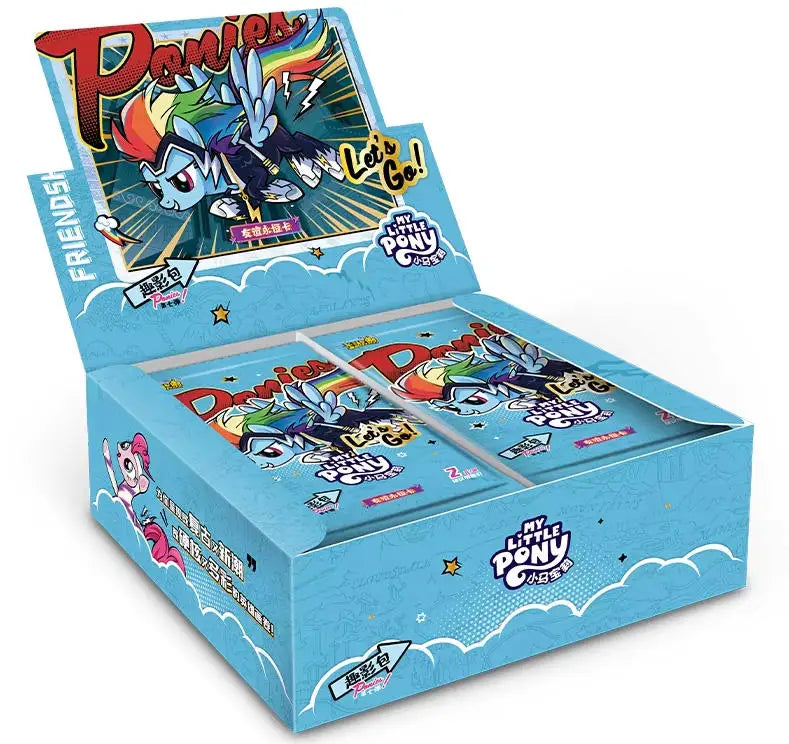 KAYOU Original Anime My Little Pony Card Friendship Eternal Card Hui Moon Bag Peripheral Game Collection Card Kids Toys Gift