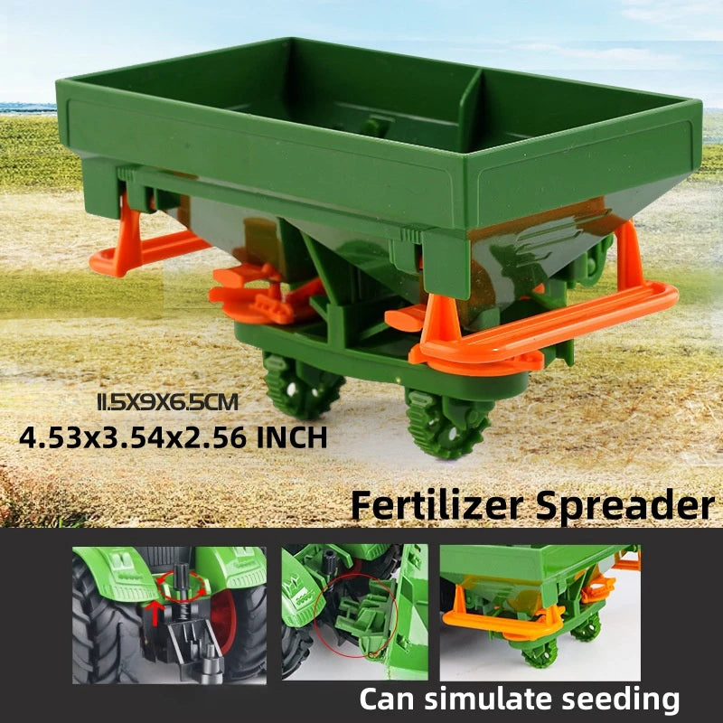 Large Scale Tractor toys DIY Farmer Car Playset Toy Transport Trailer Engineering  Birthday Gifts