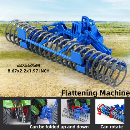 Large Scale Tractor toys DIY Farmer Car Playset Toy Transport Trailer Engineering  Birthday Gifts