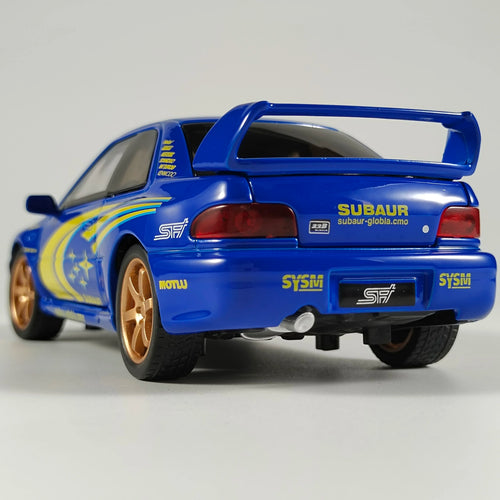 JDM 1/32 Subaru Impreza WRX STI Supercar Diecast Model Alloy Metal Car Classic Love Collection Hobby Birthday Gifts With Friend