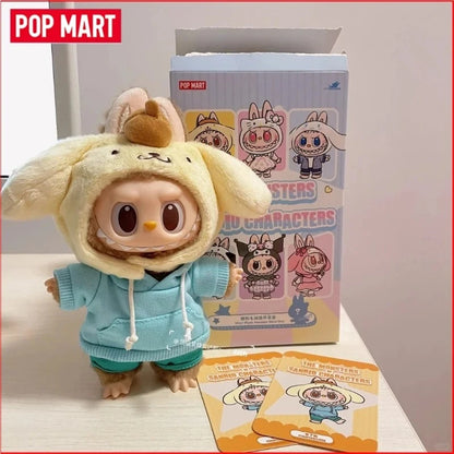 POP MART LABUBU  THE MONSTERS × Sanrio Characters Macaron  Front High Energy Have A Seat Cola Series Vinyl Plush Blind Box