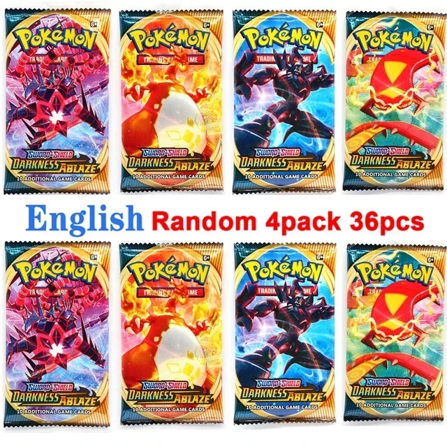 New 36/40Pcs Box Pokemon Card Scarlet & Violet Prismatic Evolutions English Booster Battle Carte Trading Collection Cards Gifts