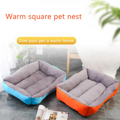5 Sizes Large Dog Kennel Comfortable Cat Sofa Bed for Small Dog Nest Winter Warm Pet Cat Sleeping Bed Soft House Accessories