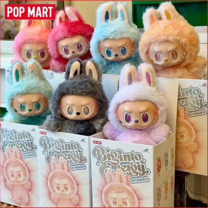 POP MART LABUBU  THE MONSTERS × Sanrio Characters Macaron  Front High Energy Have A Seat Cola Series Vinyl Plush Blind Box
