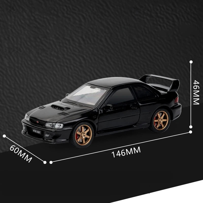 JDM 1/32 Subaru Impreza WRX STI Supercar Diecast Model Alloy Metal Car Classic Love Collection Hobby Birthday Gifts With Friend