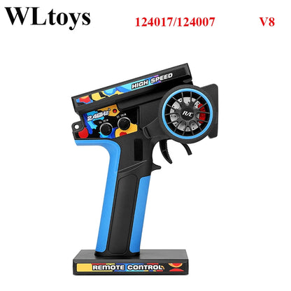 Wltoys New 124017-V8 1/12 2.4G Racing RC Cars 4WD Brushless Motor 75Km/H High Speed Remote Control Off-road Drift Toys For Aduit