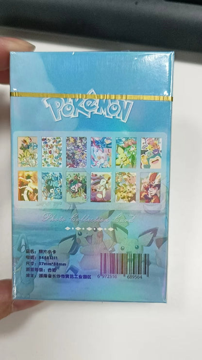 FUNISM 50-Pack Pikachu Anime Laser Card Game Funism Pokemon Laser Tag(The style will be updated.Please refer to the actual item)