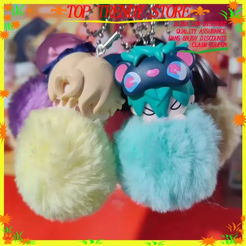 【low price】Anime Alien Stage Character Keychain Luka till Sua Ivan Mizi Hyuna Maumet Mini Plush Mascot Trendy Blind Box Toy Gift
