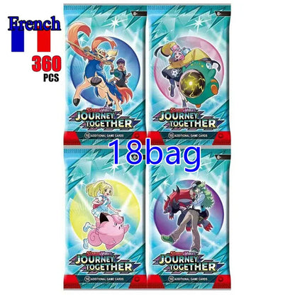 360Pcs French Pokémon TCG: Brilliant Stars Etsncelles Astral Radiance Obsidian Flames Booster Box Pokemon Cards 36 Pack Box.