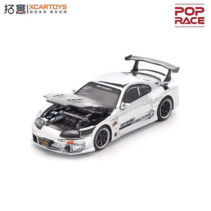 Xcartoys x Pop Race 1:64 EVA RT TYPE-08 087X PANDEM S13 SINGER SKYLINE GTR V8 DRIFT Diecast Model Car