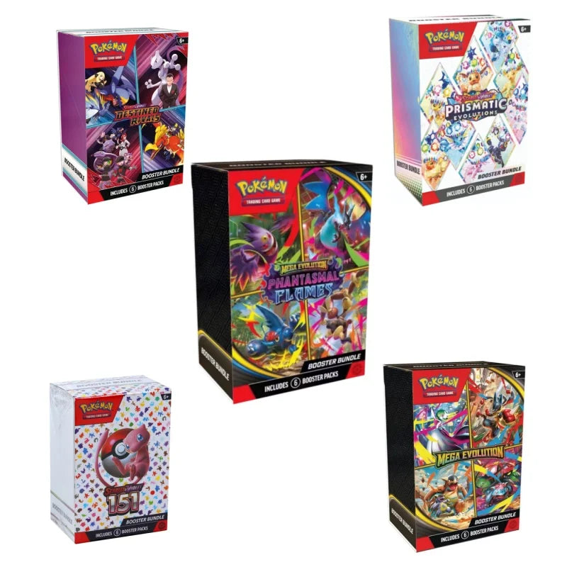 Pokemon Card v10 Booster bundle M2 Booster bundle Prismatic Evolutions Scarlet Violet 151 English Booster Transaction Cards Gift