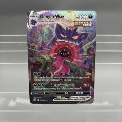 DIY PTCG Collection Umbreon Victini Zekrom Reshiram Gengar DIY Self Made Single Card Classic Game Anime Card Gift Toy