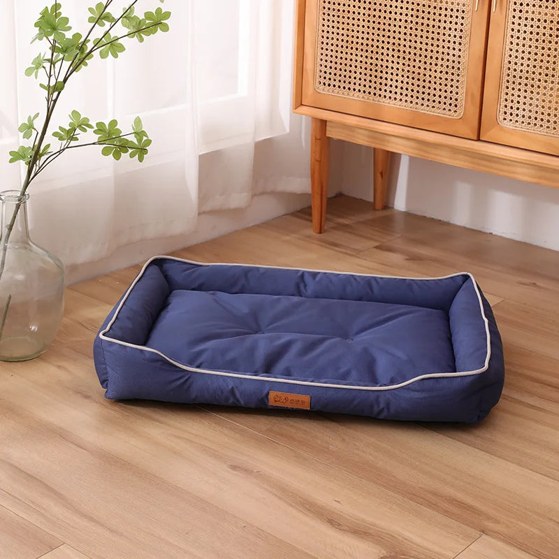 Waterproof Large Dog Bed Mat Soft Thickened Small Dog Sofa Cushion Filling Cat Bed Bite-resistant Dog Kennel Accessories