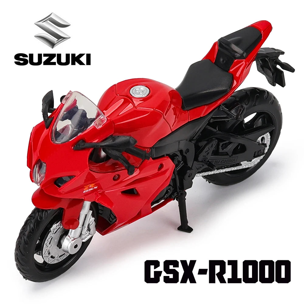 MSZ 1:18 Kawasaki Ninja H2R Suzuki YAMAHA alloy die-cast car motorcycle model, toy gift giving, die-cast static motorcycle model