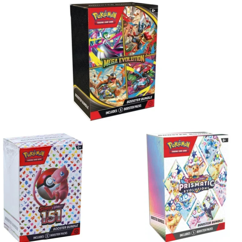 Pokemon Card v10 Booster bundle M2 Booster bundle Prismatic Evolutions Scarlet Violet 151 English Booster Transaction Cards Gift