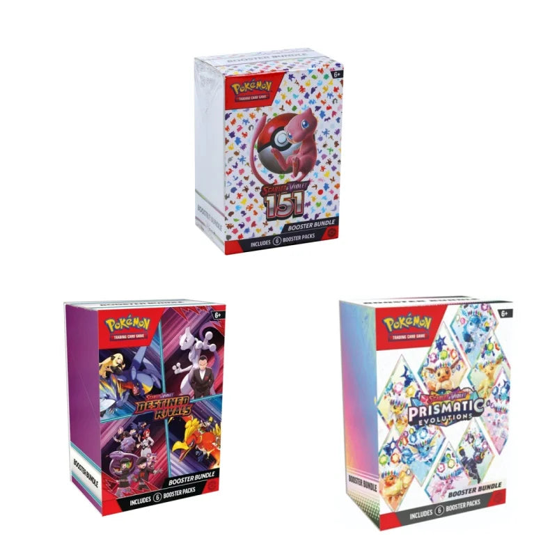 Pokemon Card v10 Booster bundle M2 Booster bundle Prismatic Evolutions Scarlet Violet 151 English Booster Transaction Cards Gift