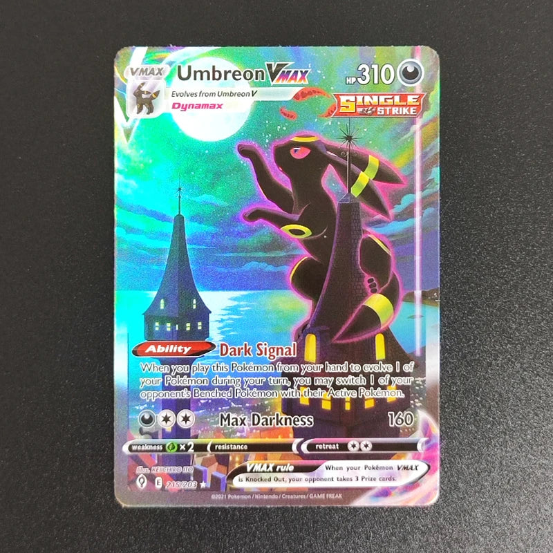 PTCG Foil Proxy English Gengari Rayquaza Vmax Giratian Lugia V Mew Latias Latios EX Collectibles Trading Card Game
