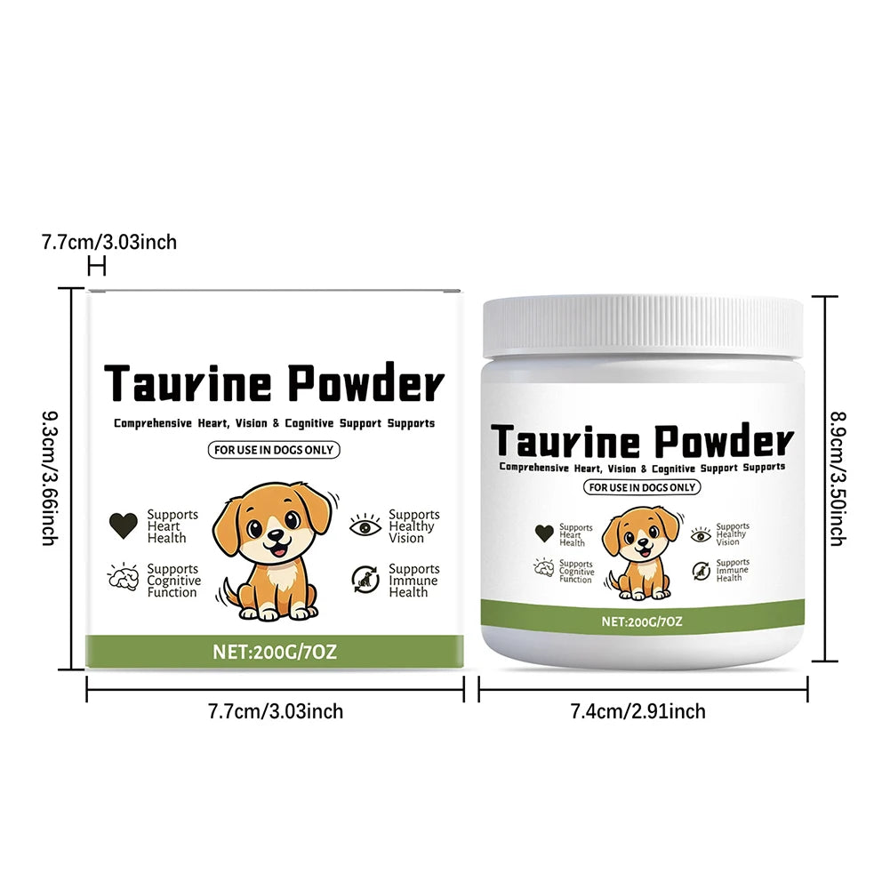 99.9% Pure Taurine Powder Easy-to-mix Powder For Daily Meals. Caring Pet Parent