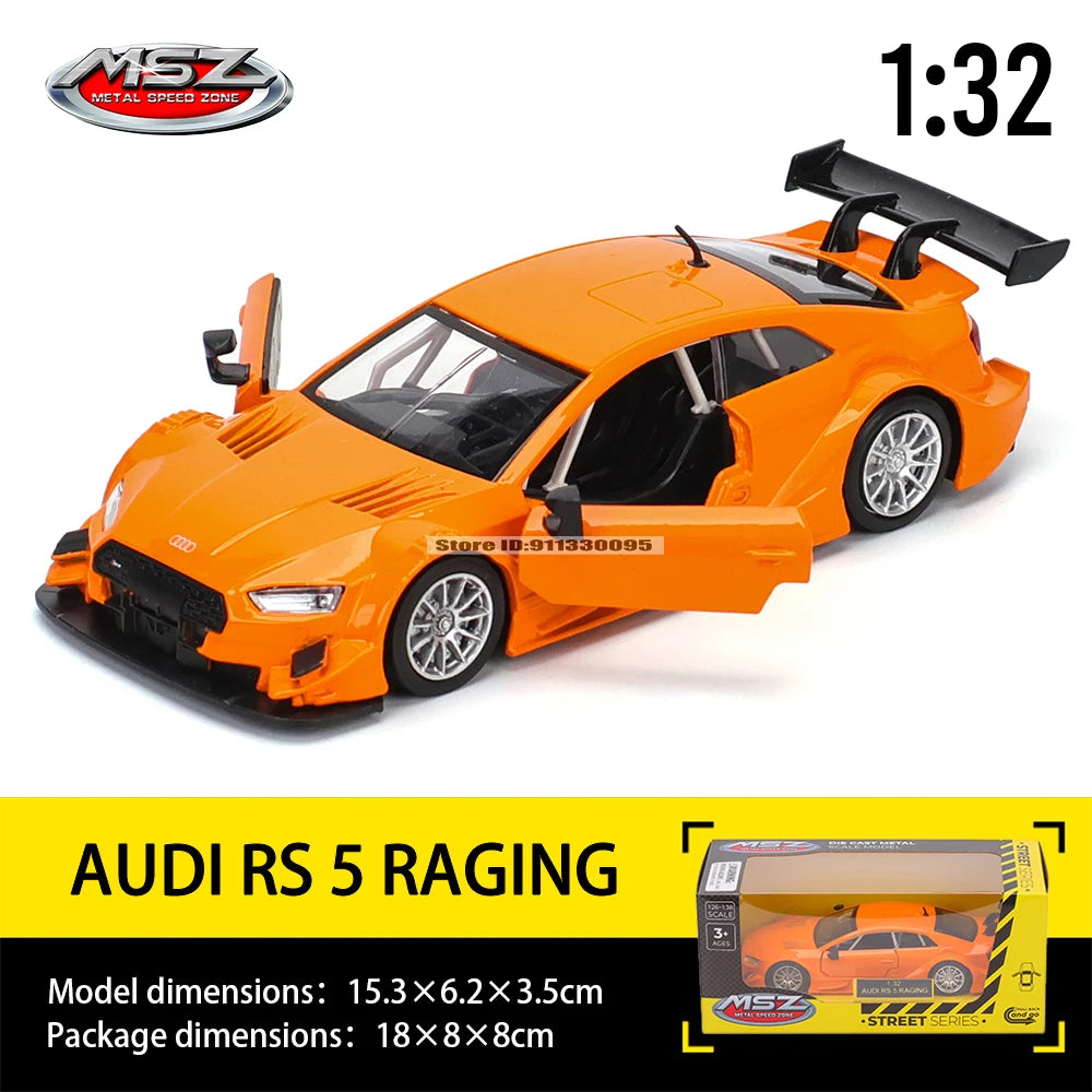 MSZ 1:32 Porsche 911 GT3 RS Audi, BMW, Nissan car mold die-casting decoration series toy tools gift Alloy manufacturing