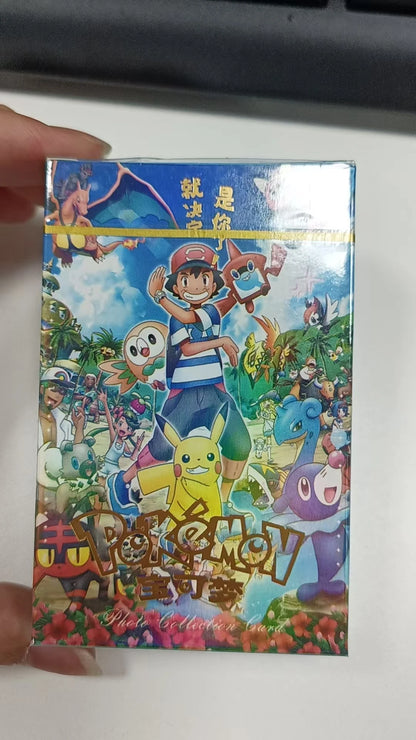FUNISM 50-Pack Pikachu Anime Laser Card Game Funism Pokemon Laser Tag(The style will be updated.Please refer to the actual item)
