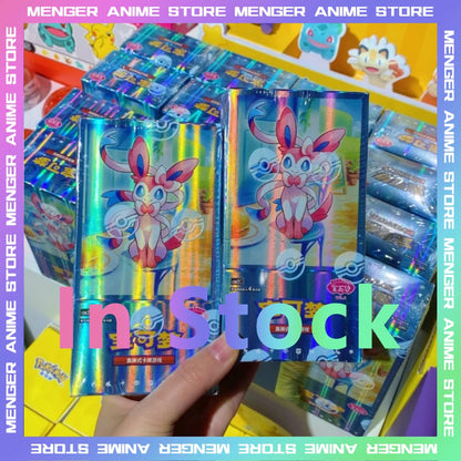 100%Original Pokemon Gem Pack Vol3 Edition Cards Anime Pokemon PTCG Trading Gem Bag 2 Cards Collected Toy Social Birthday Gift