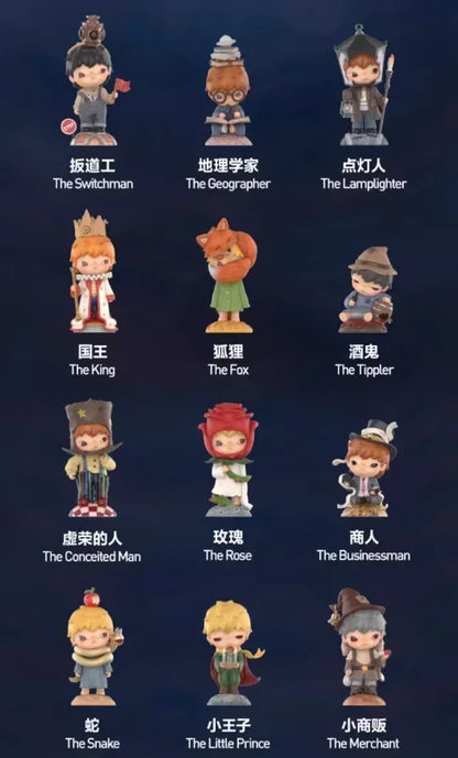 POP MART Hirono x Le Petit Prince Serie Blind Box Toys Mystery Box Mistery Caixa Action Figure Surprise Cute Model Birthday Gift