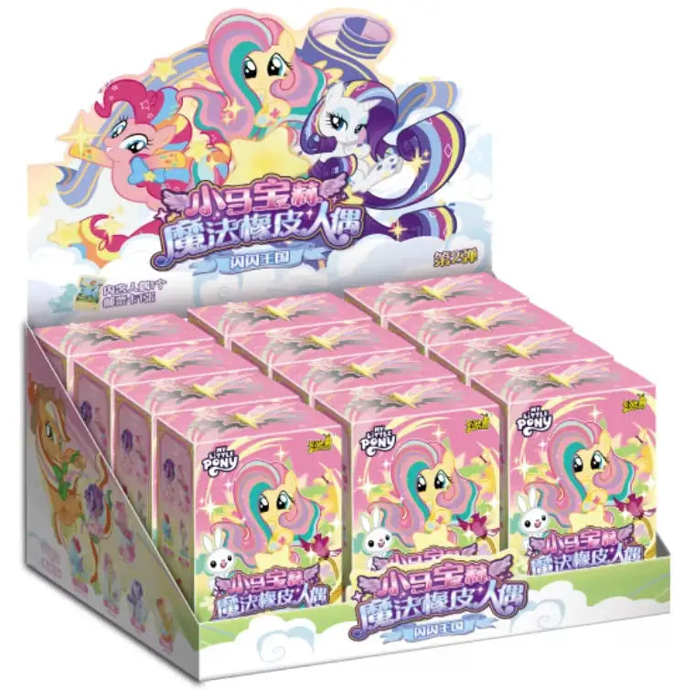 KAYOU Original Anime My Little Pony Card Friendship Eternal Card Hui Moon Bag Peripheral Game Collection Card Kids Toys Gift