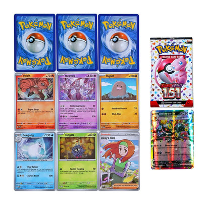 Pokemon Card v10 Booster bundle Destined Rivals Prismatic Evolutions Scarlet Violet 151 English Booster Transaction Card Gifts