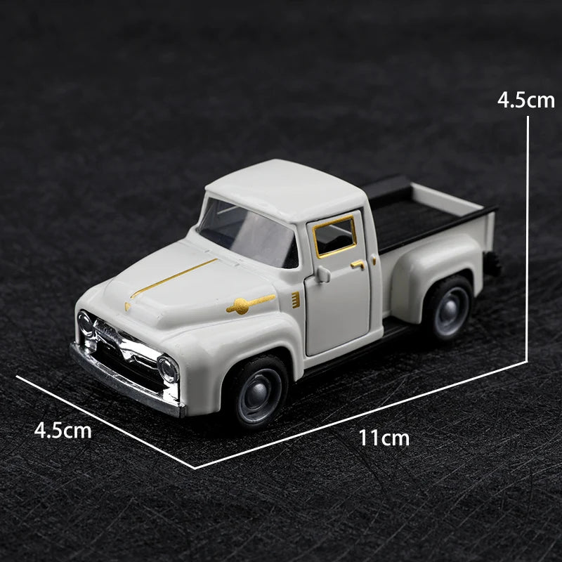(bagged)1:38 Classical FORD F100 Pickup, Alloy Model Car, Simulated vehicle, children alloy car, boy's toy model, car ornaments