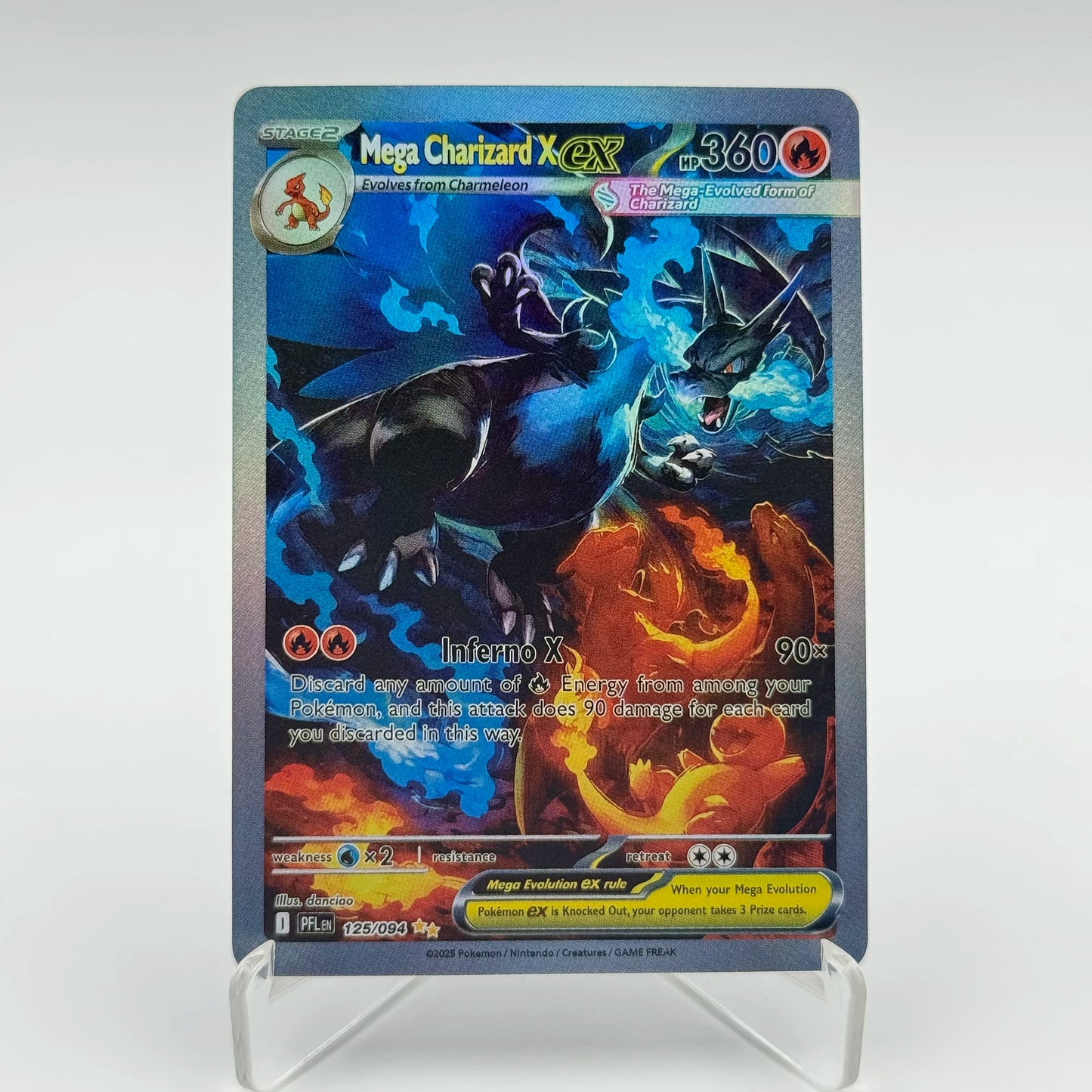 PKM Mega Dream ex Phantasmal Flames Inferno X Set Dragonite Gengar Charizard X SAR/MA/MUR Rare Card Replica Proxy Game Cards
