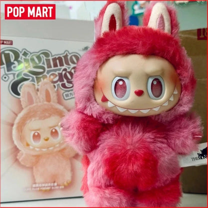 POP MART LABUBU  THE MONSTERS × Sanrio Characters Macaron  Front High Energy Have A Seat Cola Series Vinyl Plush Blind Box