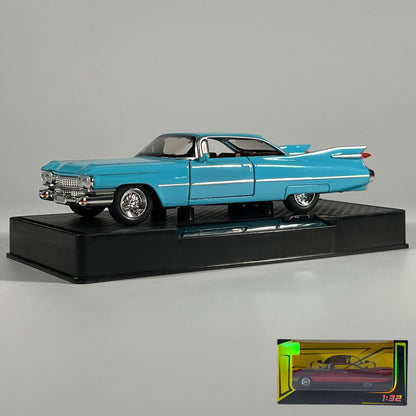 1:32 Cadillac Eldorado Biarritz Classic Retro Car Alloy Metal Diecast Model Car With Sound And Light Pull Back Collection Hobby