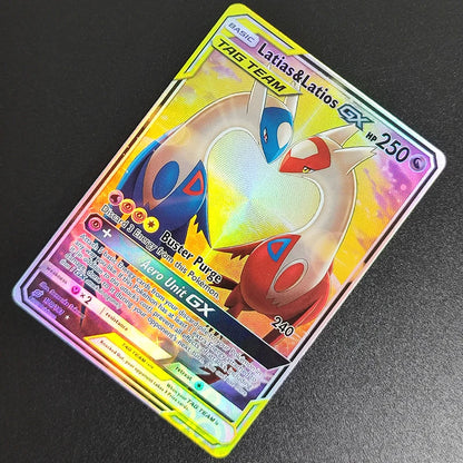 PTCG Foil Proxy English Gengari Rayquaza Vmax Giratian Lugia V Mew Latias Latios EX Collectibles Trading Card Game