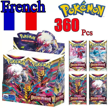 360Pcs French Pokémon TCG: Brilliant Stars Etsncelles Astral Radiance Obsidian Flames Booster Box Pokemon Cards 36 Pack Box.