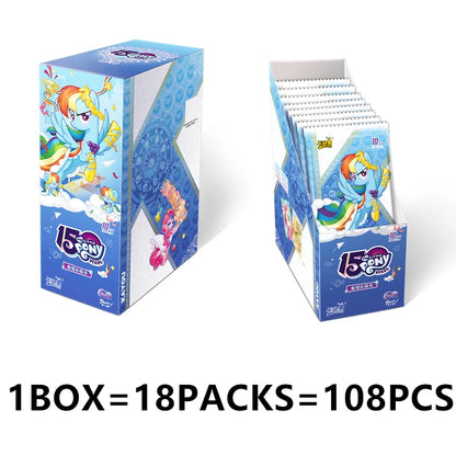 KAYOU Original Anime My Little Pony Card Friendship Eternal Card Hui Moon Bag Peripheral Game Collection Card Kids Toys Gift