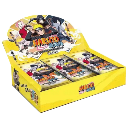 KAYOU Genuine Naruto Cards Box Anime Figure Card Booster Pack Sasuke Collection Flash Card Toy Birthday Christmas Gift for Kids