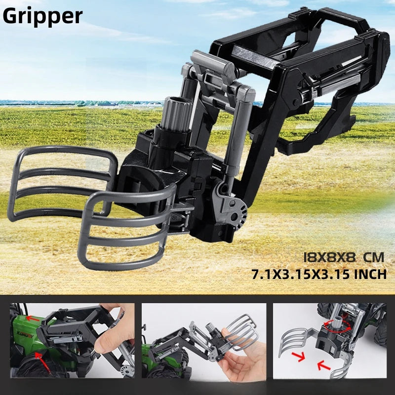 Large Scale Tractor toys DIY Farmer Car Playset Toy Transport Trailer Engineering  Birthday Gifts